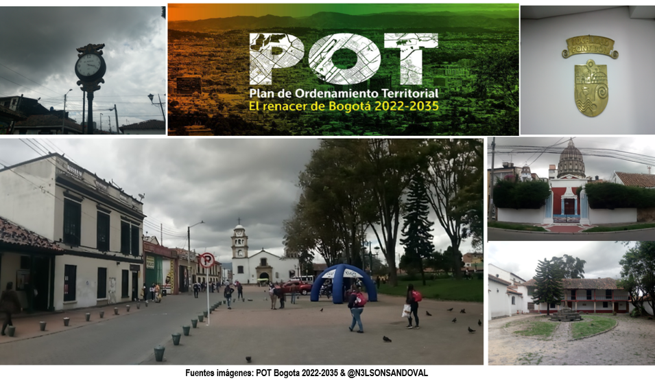 Fuentes imágenes: POT Bogotá 2022-2035 & @N3LSONSANDOVAL